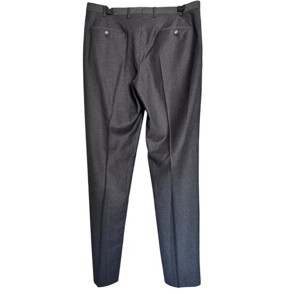 Vigano Wool Tweed Dress Pants Size 38 NWT Gray $395 Raw Hem - Picture 2 of 8